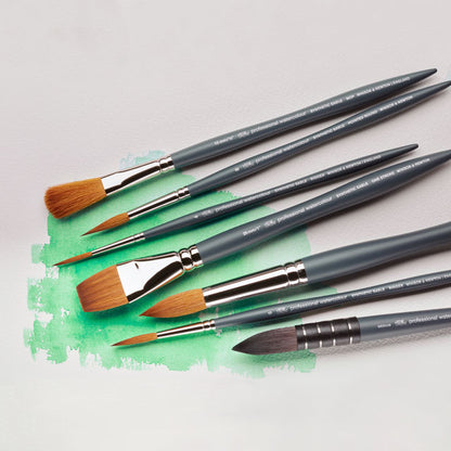 Professional Watercolor Synthetic Sable Brushes