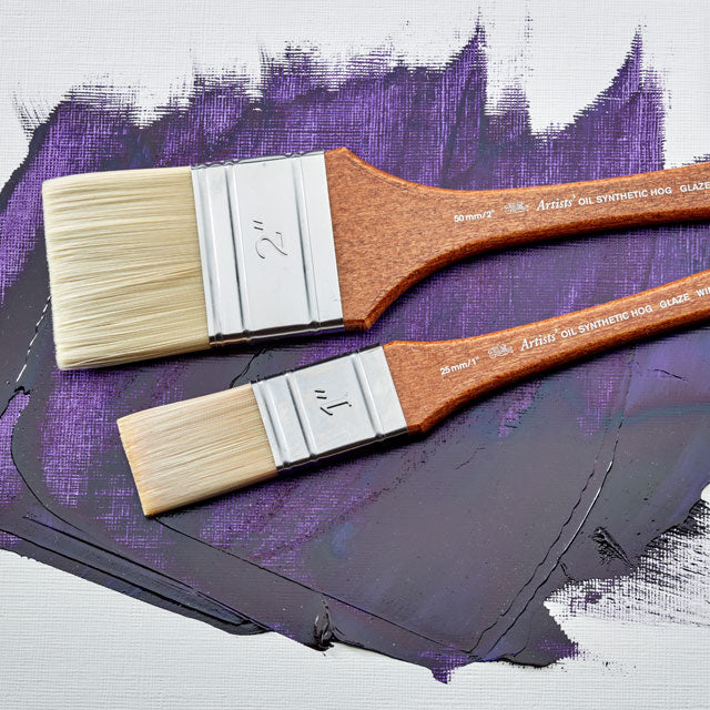 Artists' Oil Synthetic Hog Glaze and Varnish Brushes