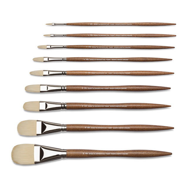 Artists' Oil Synthetic Hog Filbert Brushes