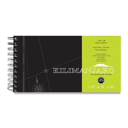 Kilimanjaro Natural White Watercolor Paintbook