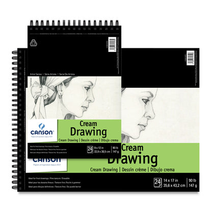 Cream Drawing Pads