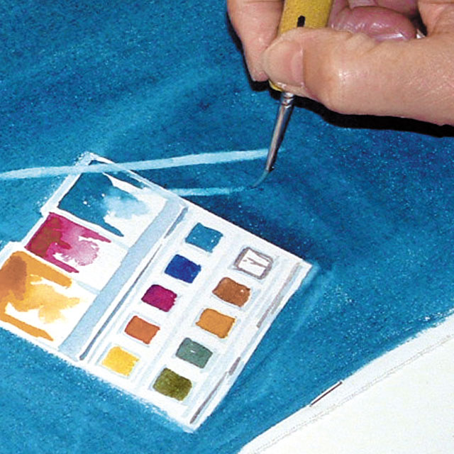 Watercolor washes may be "lifted" far easier than on watercolor paper. Watercolor canvas is much more durable. 