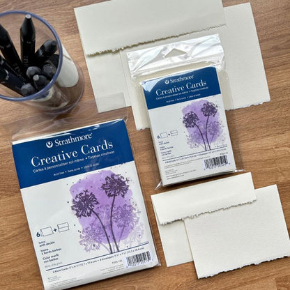 Creative Cards and Envelopes - Ivory Deckle