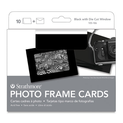 Photo Frame Cards with Die Cut Window