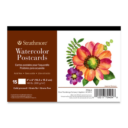 Strathmore 400 Series Watercolor Card Sizes