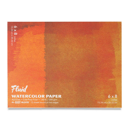 Removing a Sheet from a Watercolor Paper Block