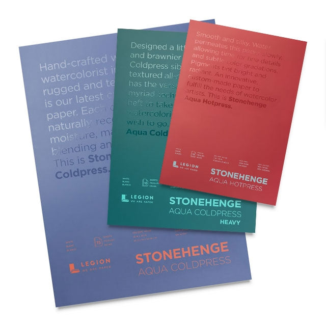 Stonehenge Aqua Watercolor Blocks