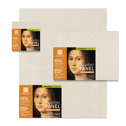 Unprimed Basswood Artist Panels