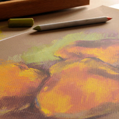 Paper Surface Detail with Pastel Media