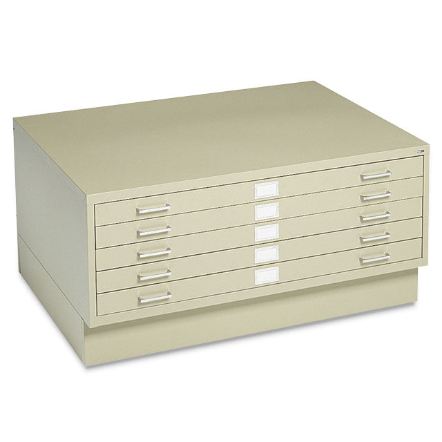 5-Drawer Steel Flat Files on Base