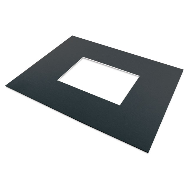 Black Single Mat