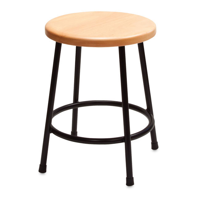 Lyptus Wood and Steel Stools