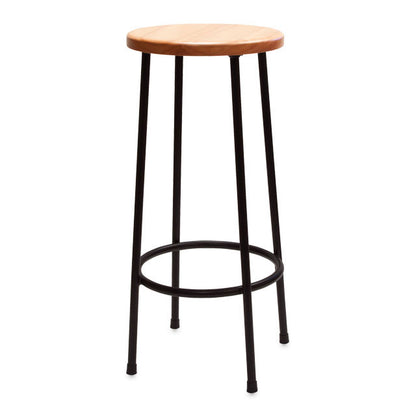 Lyptus and Steel Stool