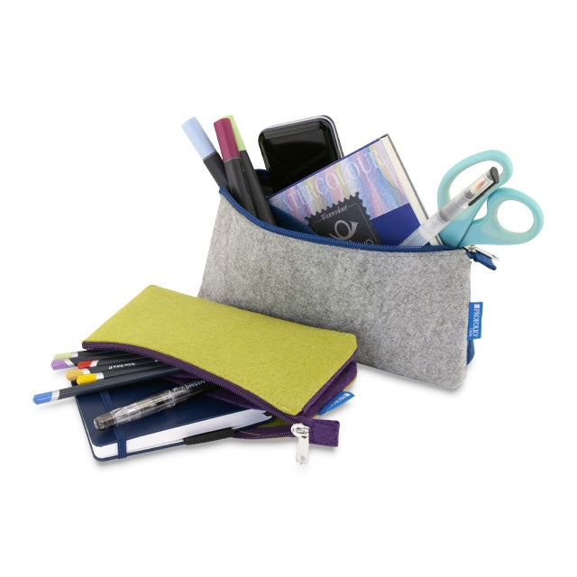 Profolio Midtown Pouches (Stuff Not Included), Green/Purple and Gray/Blue