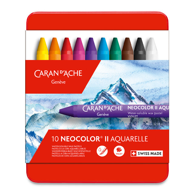 Caran outlet d’ache neocolor ii watercolor crayons 84