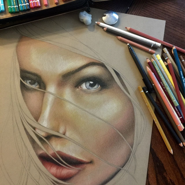 Artwork using Polychromos Colored Pencils by Julie Davis