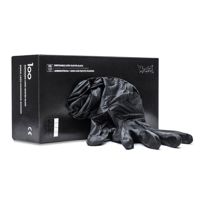 Black Latex Gloves