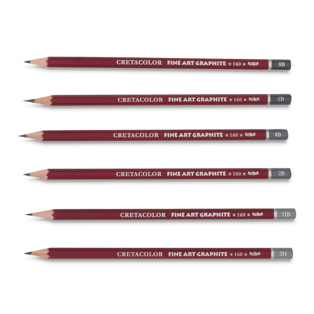 Fine Art Graphite Pencil Set of 6