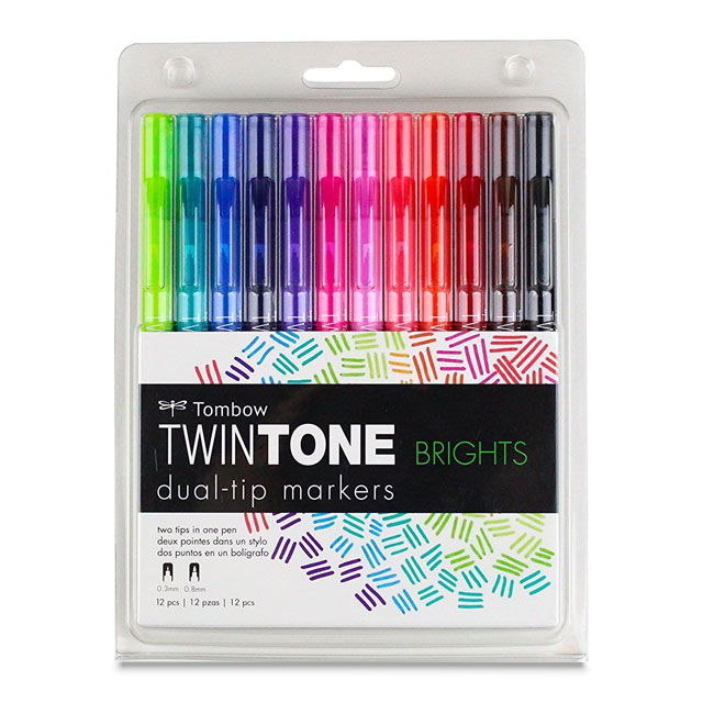 Bright Colors, Set of 12