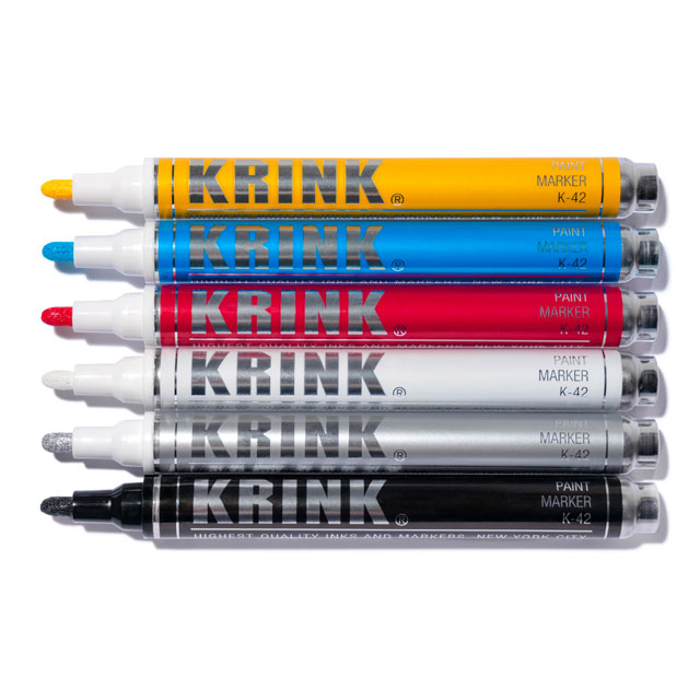 K-42 Paint Marker - Assorted Colors, Set of 6