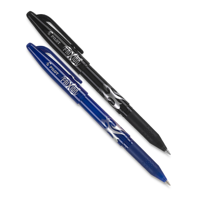 FriXion Ball Erasable Pens, Black and Blue 