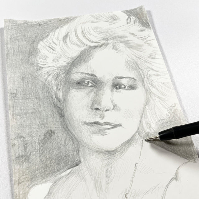 Portrait in Silverpoint