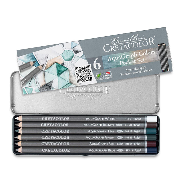 AquaGraph Watersoluble Colors Pencil Pocket Set