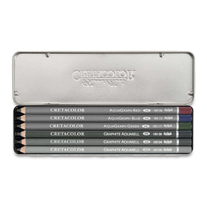 AquaGraph Watersoluble Graphite Pencil Pocket Set