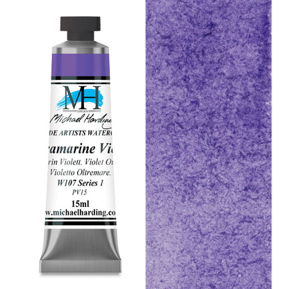 Michael Harding Artists Watercolor - Ultramarine Violet, 15 ml