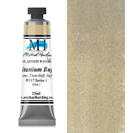 Michael Harding Artists Watercolor - Titanium Buff, 15 ml