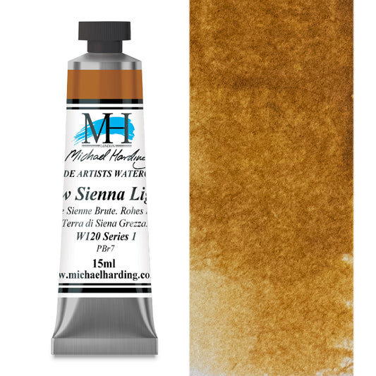 Michael Harding Artists Watercolor - Raw Sienna Light, 15 ml