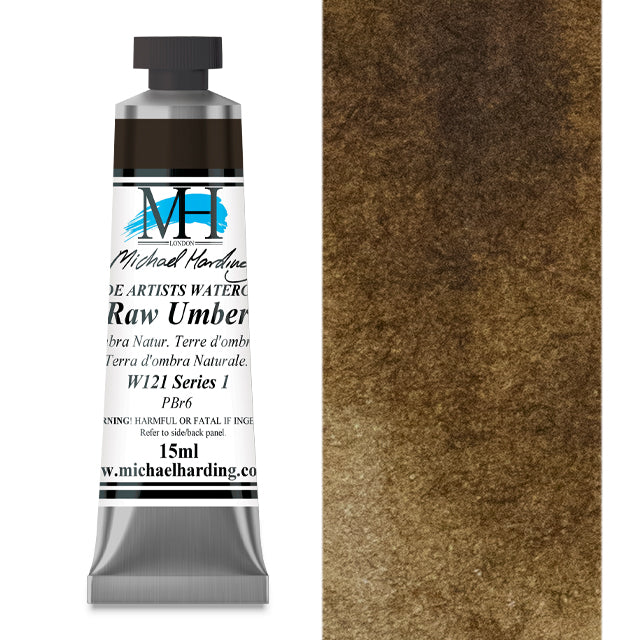 Artists Watercolour - Raw Umber, 15 ml