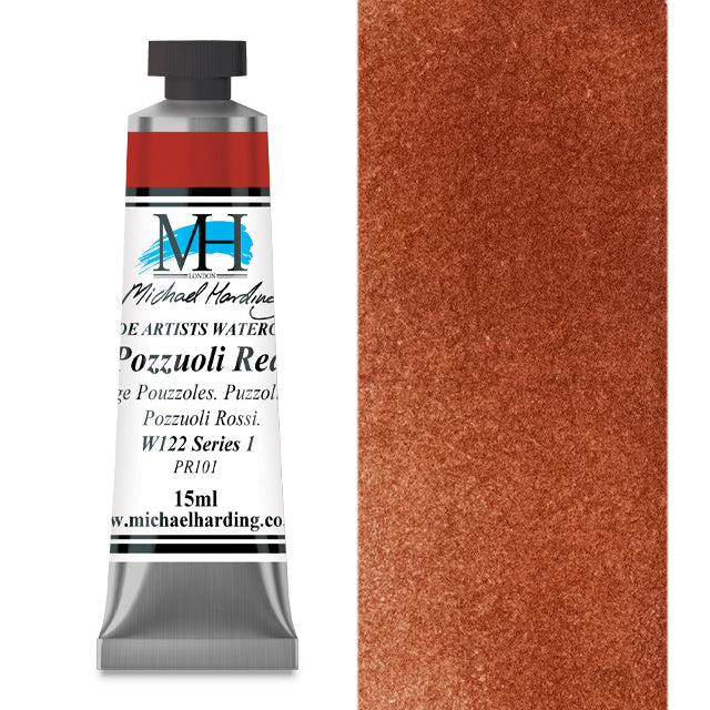 Michael Harding Artists Watercolor - Pozzuoli Red, 15 ml