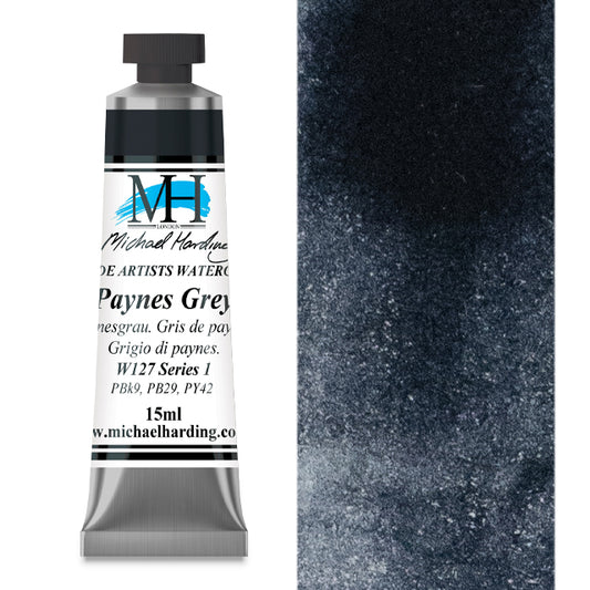 Michael Harding Artists Watercolor - Paynes Grey, 15 ml