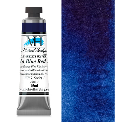 Michael Harding Artists Watercolor - Phthalo Blue Red Shade, 15 ml