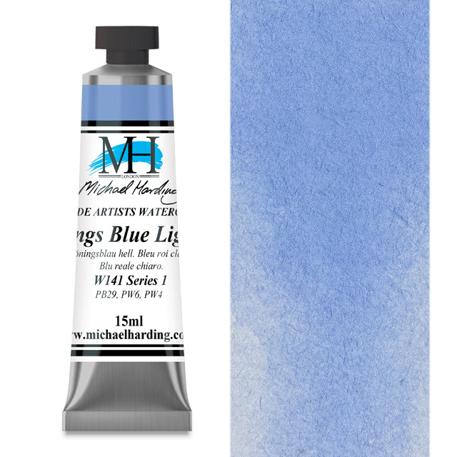 Michael Harding Artists Watercolor - Kings Blue Light, 15 ml