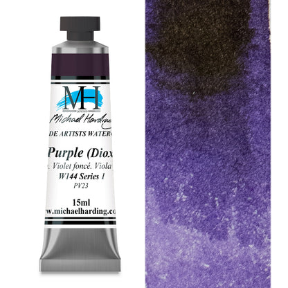 Michael Harding Artists Watercolor - Deep Purple (Dioxazine), 15 ml