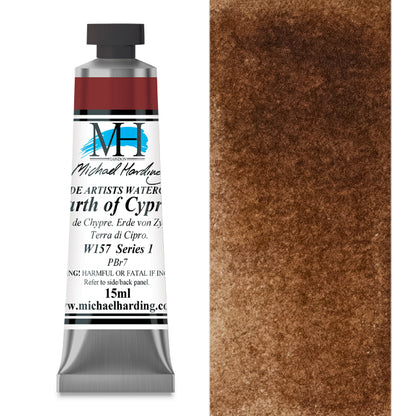 Michael Harding Artists Watercolor - Earth of Cyprus, 15 ml