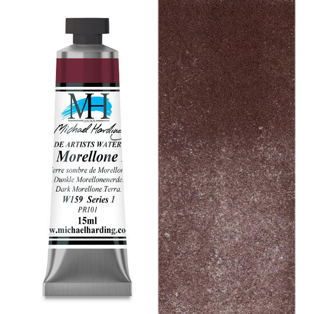 Michael Harding Artists Watercolor - Dark Morellone Earth, 15 ml