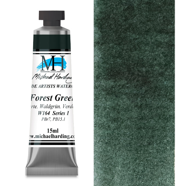 Michael Harding Artists Watercolor - Forest Green, 15 ml