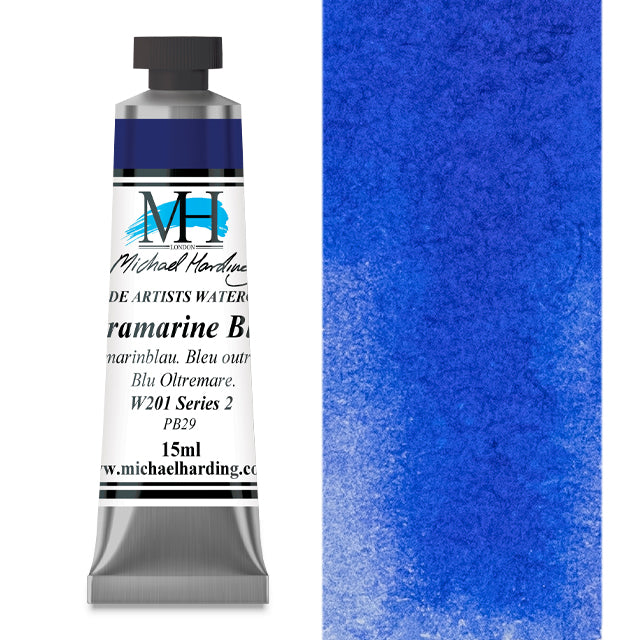 Michael Harding Artists Watercolor - Ultramarine Blue, 15 ml