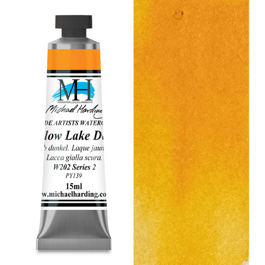 Michael Harding Artists Watercolor - Yellow Lake Deep, 15 ml