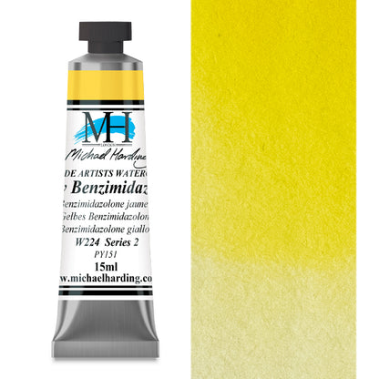 Michael Harding Artists Watercolor - Yellow Benzimidazolone, 15 ml