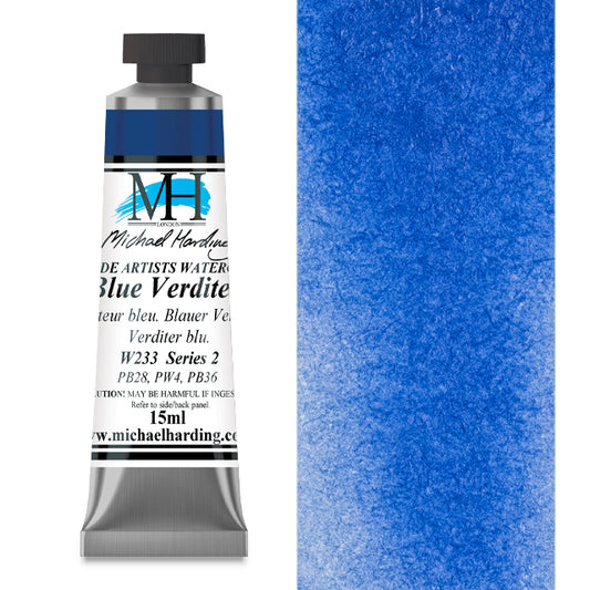 Michael Harding Artists Watercolor - Blue Verditer, 15 ml