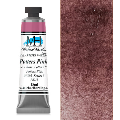 Michael Harding Artists Watercolor - Potters Pink, 15 ml