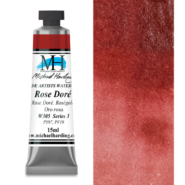 Michael Harding Artists Watercolor - Rose Dore, 15 ml