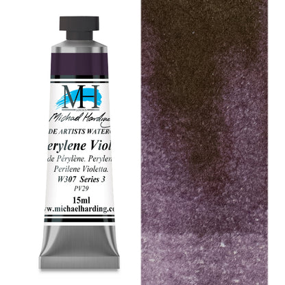 Michael Harding Artists Watercolor - Perylene Violet, 15 ml