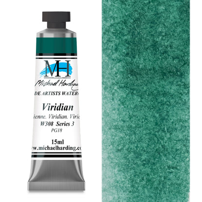 Michael Harding Artists Watercolor - Viridian, 15 ml