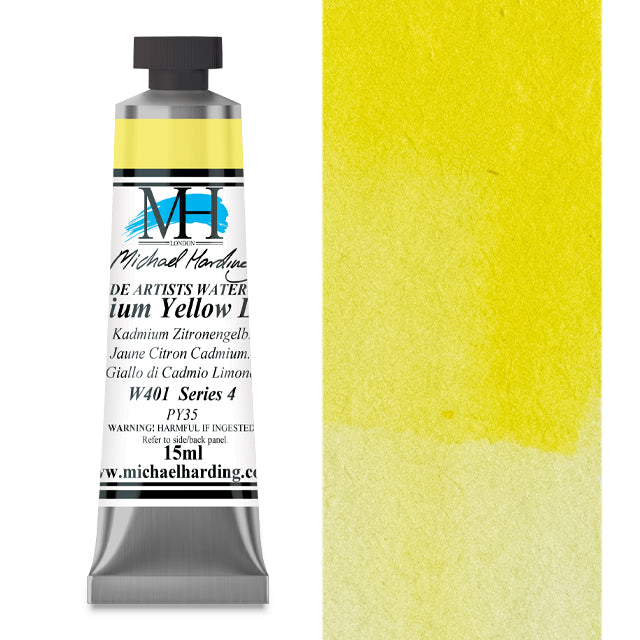 Michael Harding Artists Watercolor - Cadmium Yellow Lemon, 15 ml