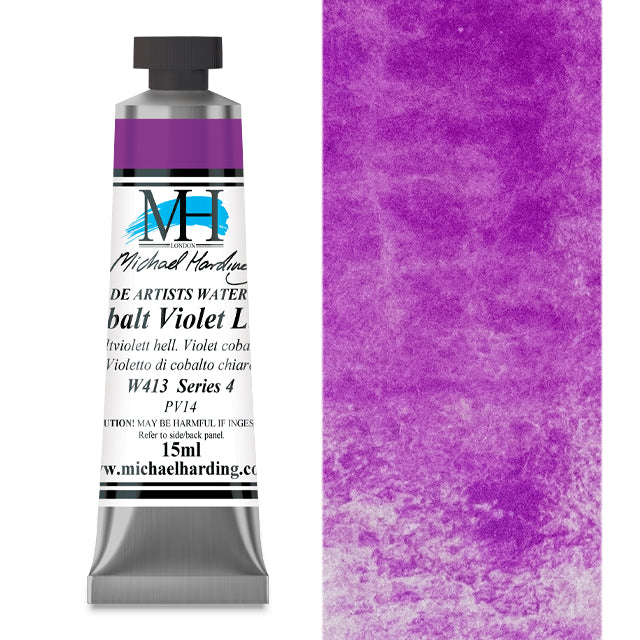 Michael Harding Artists Watercolor - Cobalt Violet Light, 15 ml